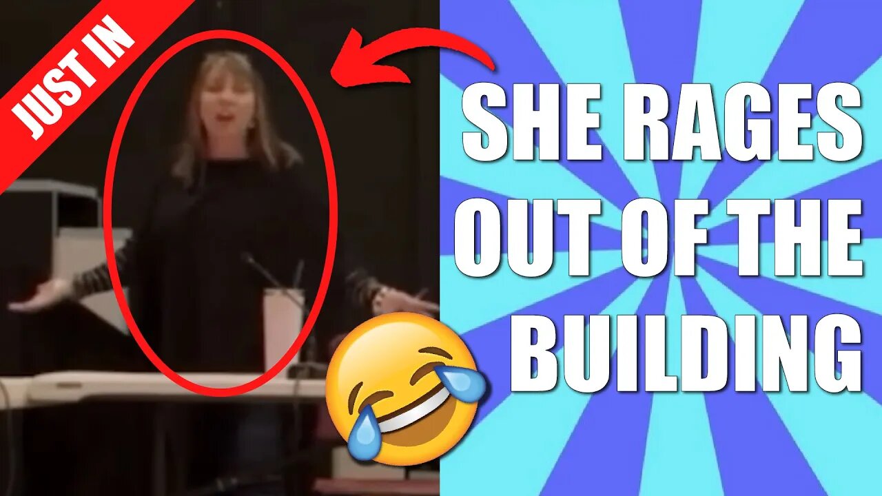 School Board Official RAGES Out Of Building Because She's Being Recorded