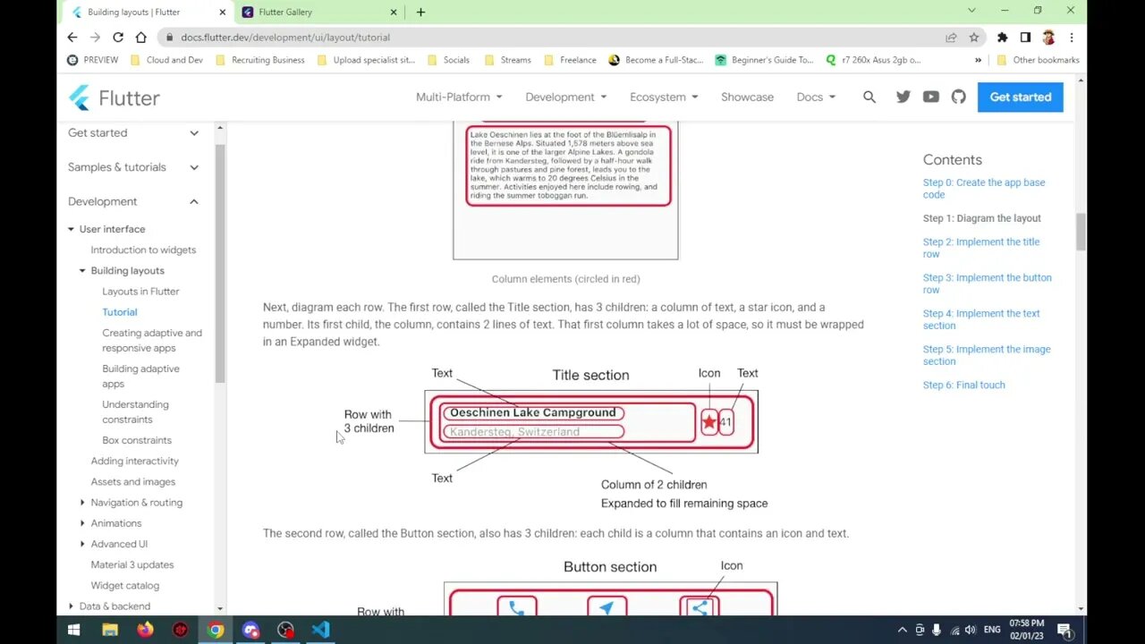 Flutter Tutorials from Flutter.dev learning video #flutter #flutterdeveloper