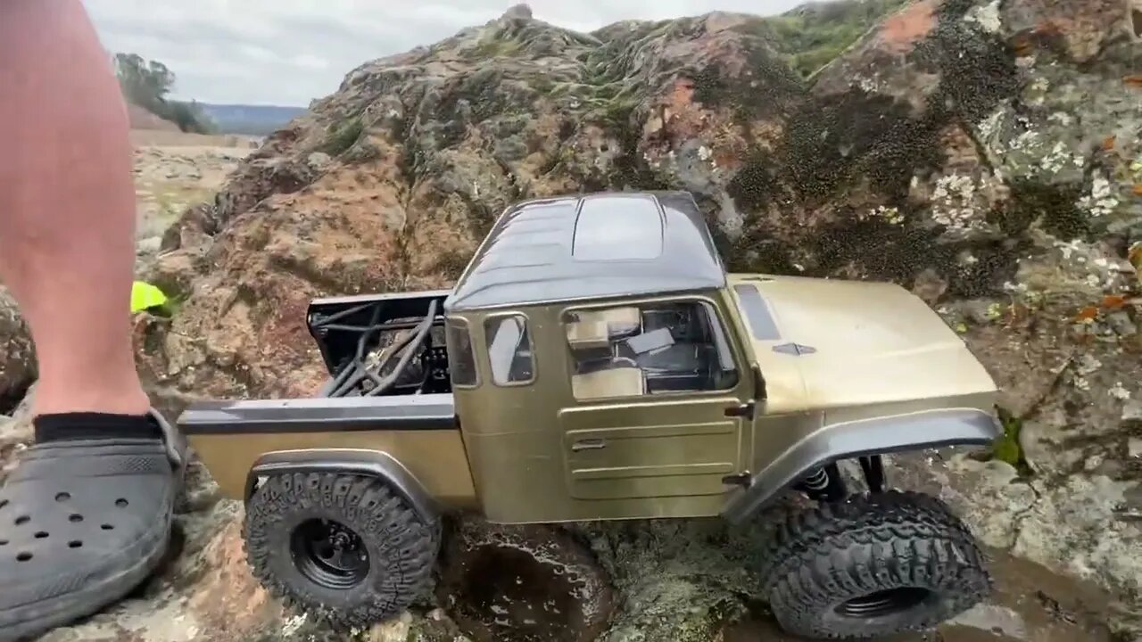 The variety of Rockcrawler’s at the fish hatchery