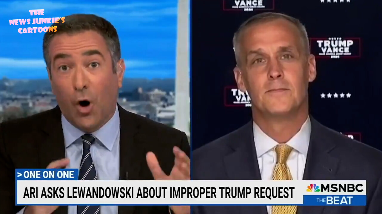 MSNBC fake news host Ari Melber loses it and threatens to sue Trump campaign adviser Corey Lewandowski for defamation: He absolutely said it.