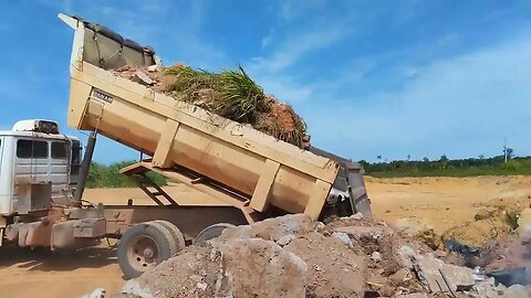 Dumping Construction Debris🏗️