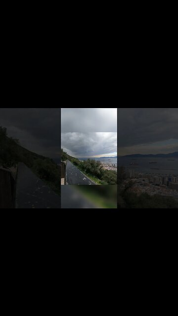 Time Lapse Clouds at The Strait of Gibraltar #shorts