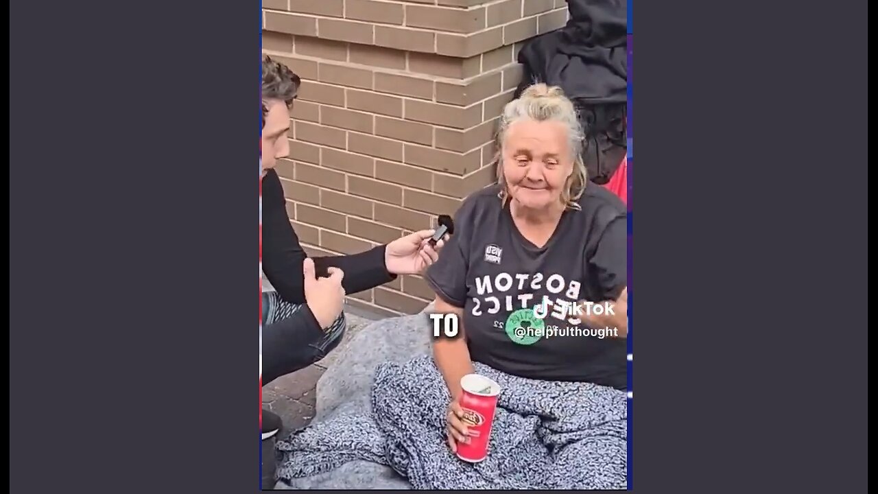 Homeless ~ says she wouldn’t be in this situation if Trump were in office.