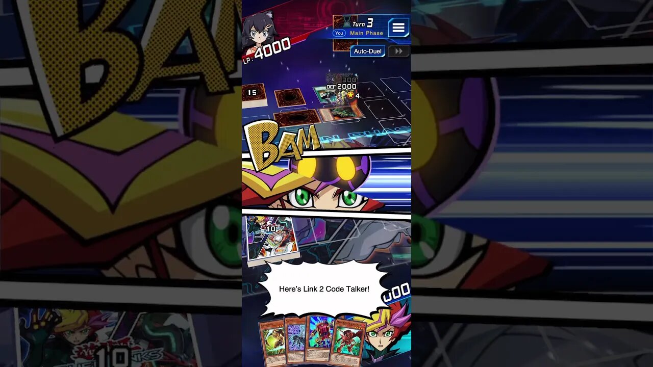 Yu-Gi-Oh! Duel Links - Does Playmaker Have Line With Link 2 Code Talker?