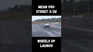 Mean Pro Street Camaro Z/28 Drag Racing Launch! #shorts