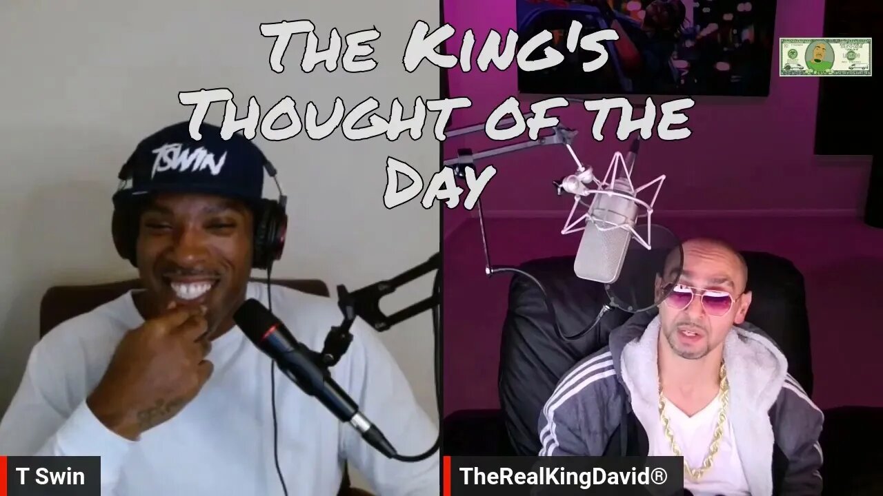 Cracks and Hypocrisies in Society - Live on the T-Swin Podcast-The King's Thought of the Day - Ep 2