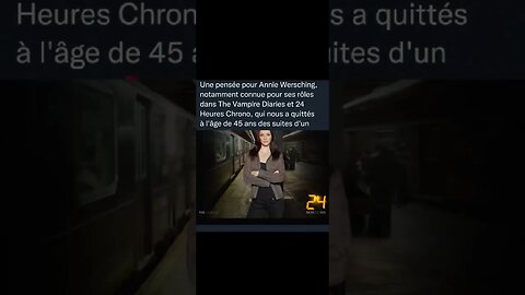 Une pensée pour Annie Wersching, qui nous a quittés à l'âge de 45 ans des suites d'un cancer.🌹
