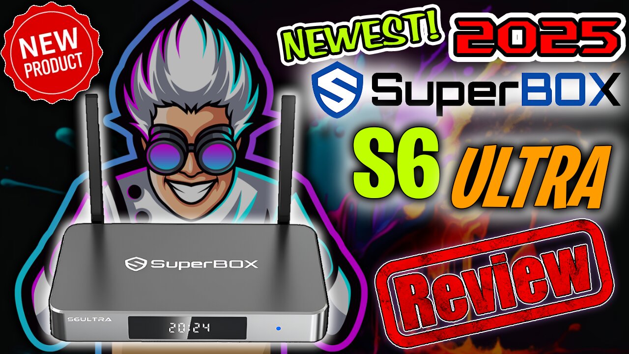 2025 Model SUPERBOX S6 ULTRA THE ULTIMATE LOADED ANDROID BOX!