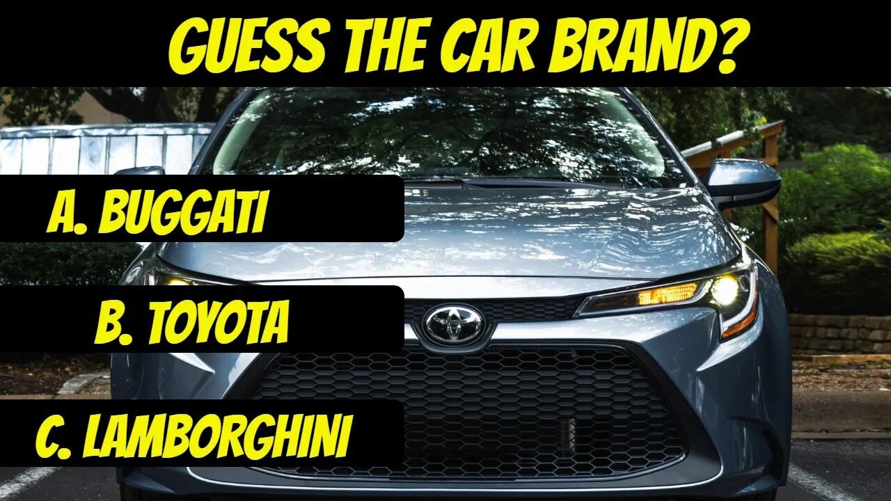 Guess The CAR Brand.