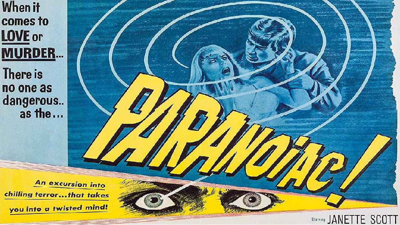 PARANOIAC 1963 Heir Thought Dead Arrives at Moment an Estate is Being Settled FULL MOVIE HD & W/S
