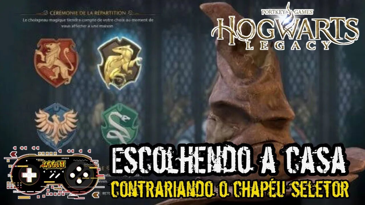 A Escolha da Casa pelo Chapeú Seletor - Hogwarts Legacy