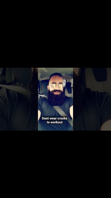 crocks and workout? #crocs #veteran #army #beardman #beard