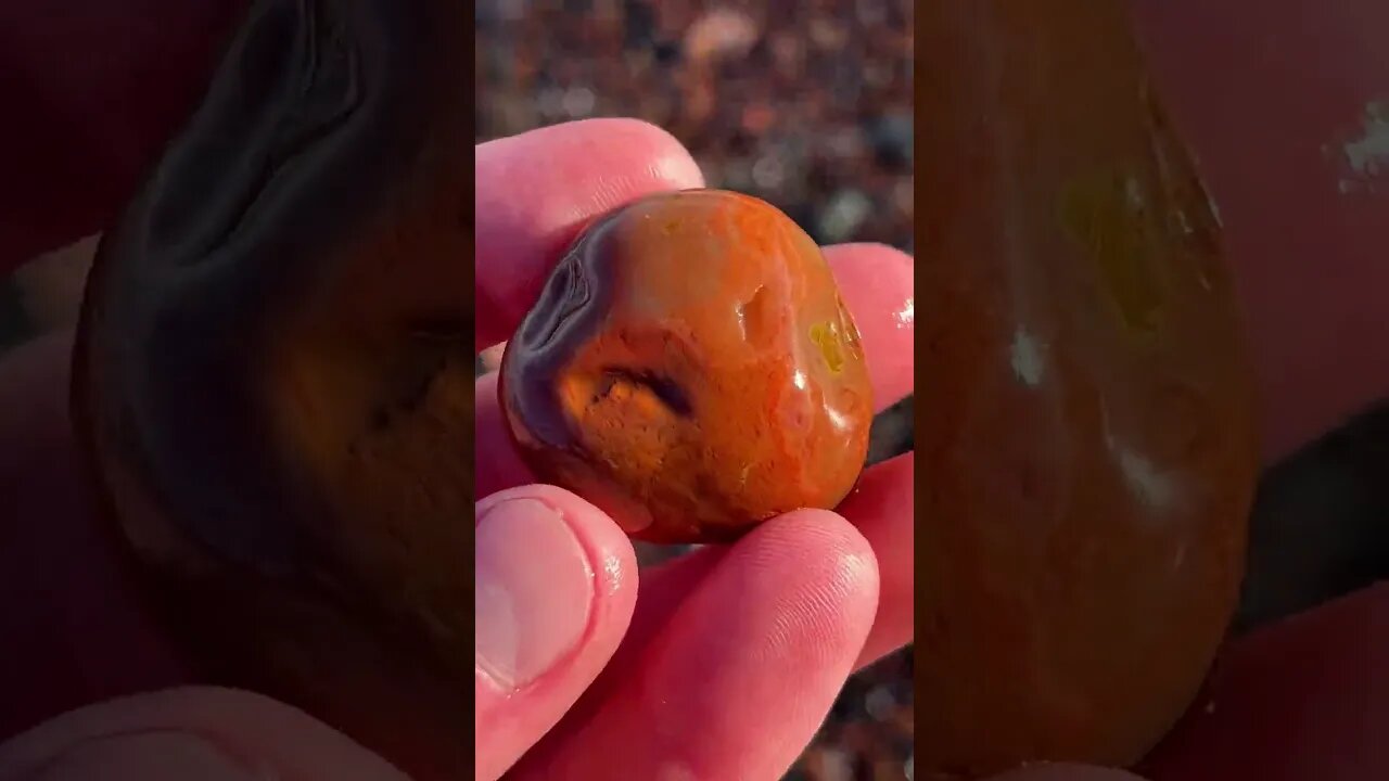 Colorful agate found!