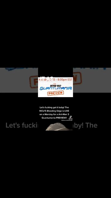 Ant-Man 3 Quantumania PREVIEW, LIVE Tonight at 8pm EST, on The MCU'S Bleeding Edge YT Channel!