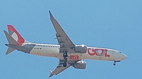Boeing 737 MAX 8 PS-GPE coming from Brasília to Fortaleza