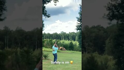 Trick shot fail. Safety is on. #fail #fails