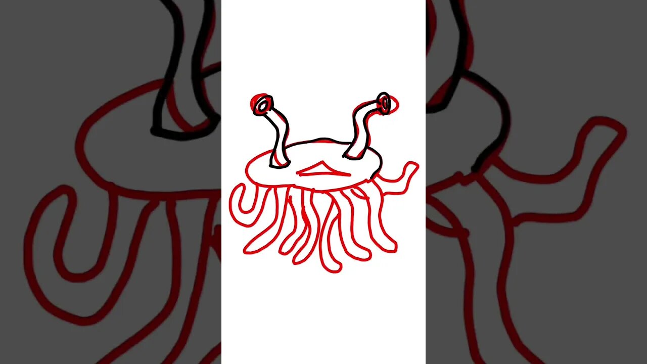 Drawing a dnd monster in cartoon 