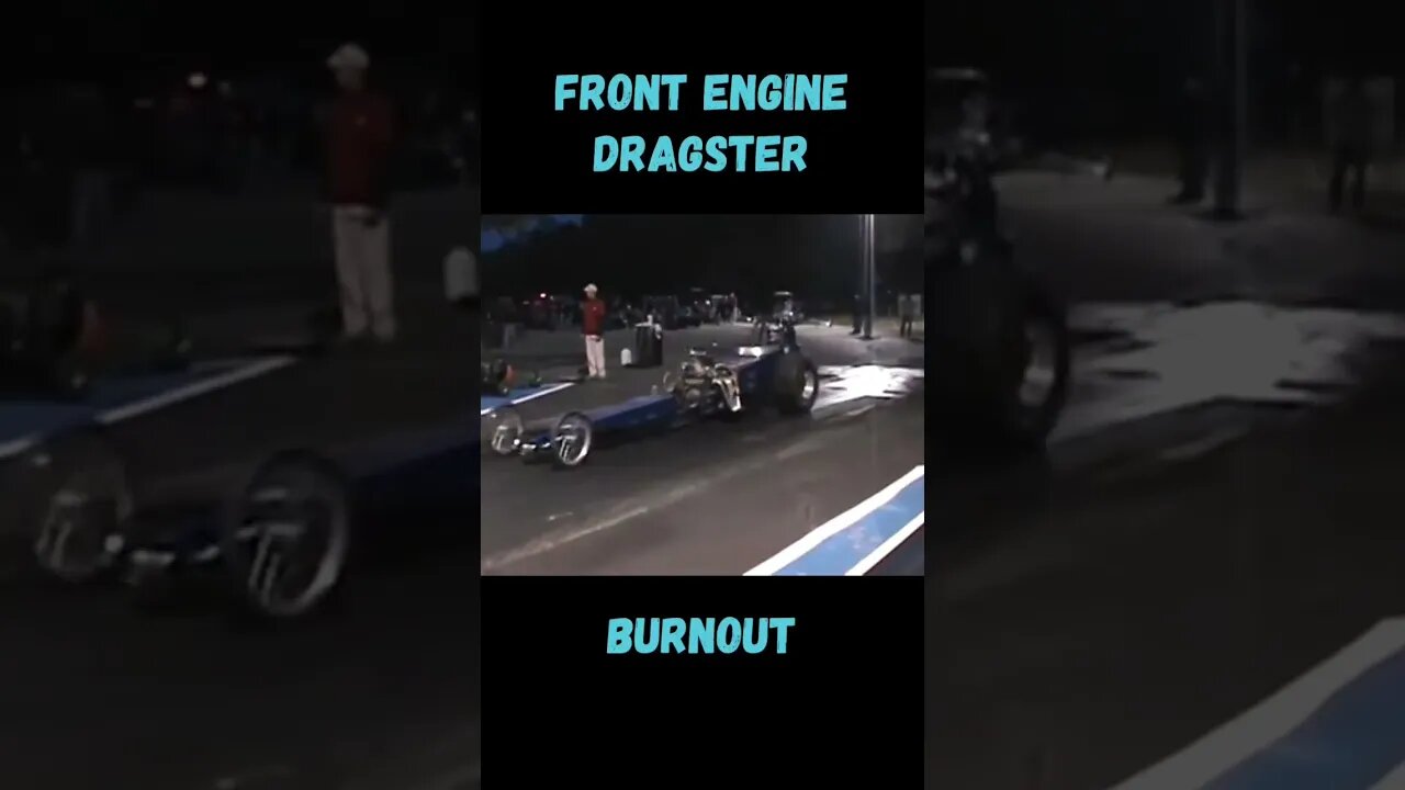 Small Block Front Engine Dragster Burnout! #shorts