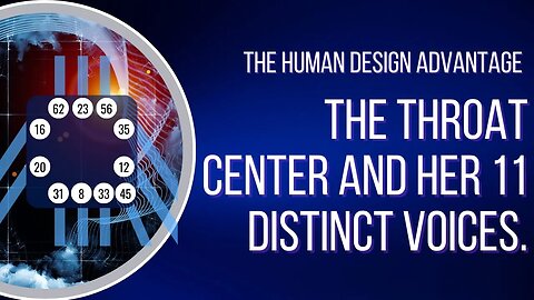 Ep 37: The Throat Center and her 11 distinct voices.