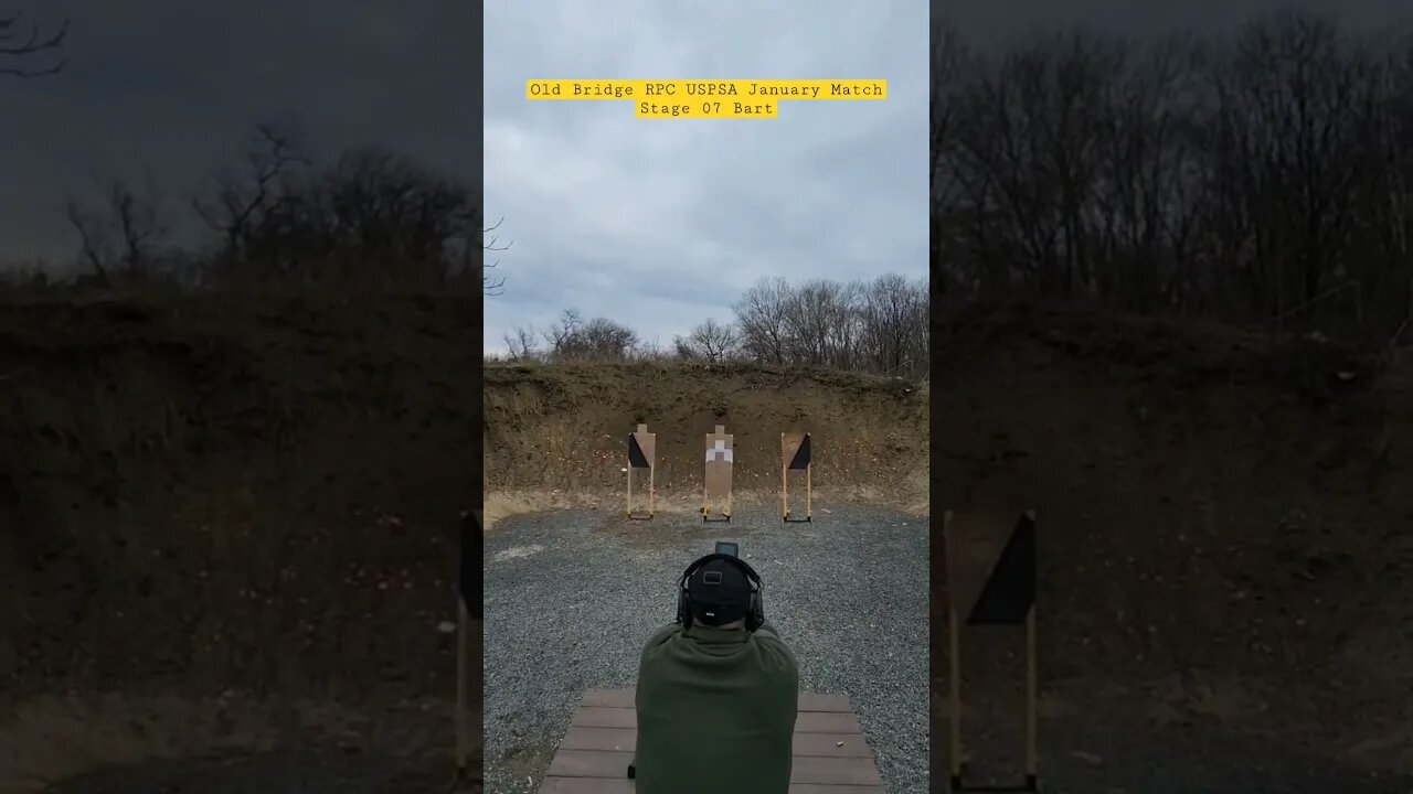 🤯🫡OBRPC #uspsa January Match Stage 07 Bart #unloadshowclear #ipsc