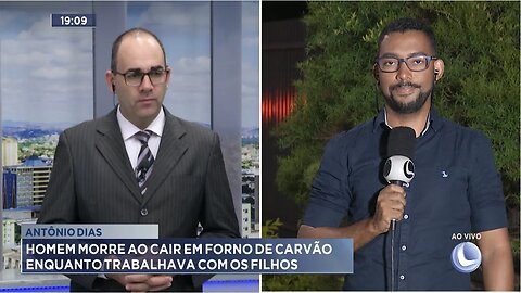 Antônio Dias: Homem Morre ao Cair em Forno de Carvão enquanto Trabalhava com os Filhos.