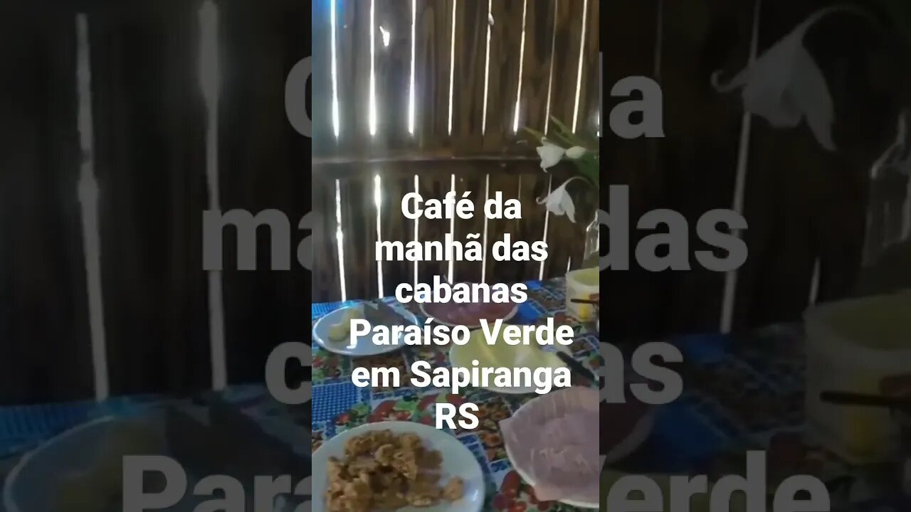 Cabana em Sapiranga no RS com café da manhã?