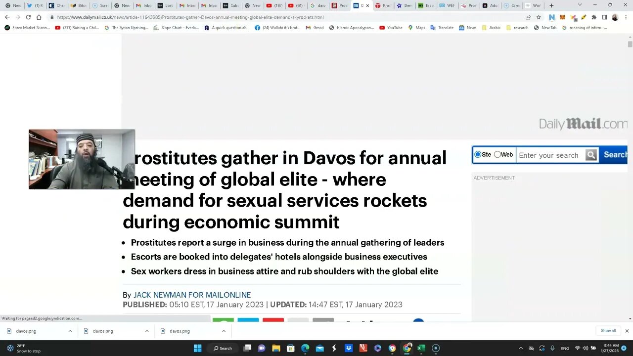 Hajj of the Elites: Davos, "WorldEconomic Forum" & Prostitution