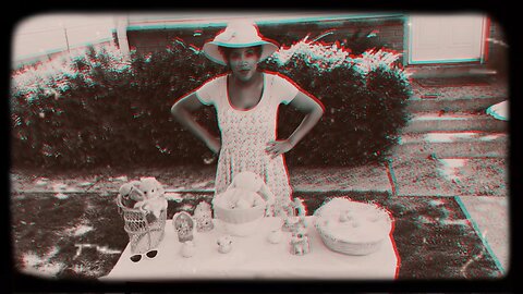 Vintage pinup Queen Look-book vintage tea party review