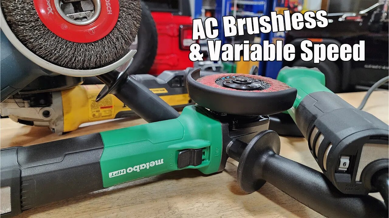 Metabo HPT Outlast & Outperform Next-Gen AC Brushless 4-1/2" & 5" Grinders