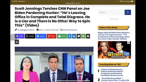 Scott Jennings Torches CNN Panel on Joe Biden Pardoning Hunter: “Complete and Total Disgrace.”