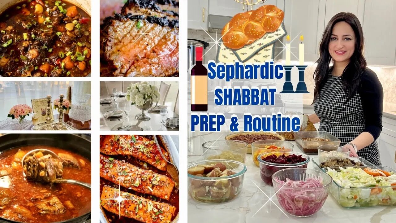 Sephardic Shabbat Prep Recipes & Routine