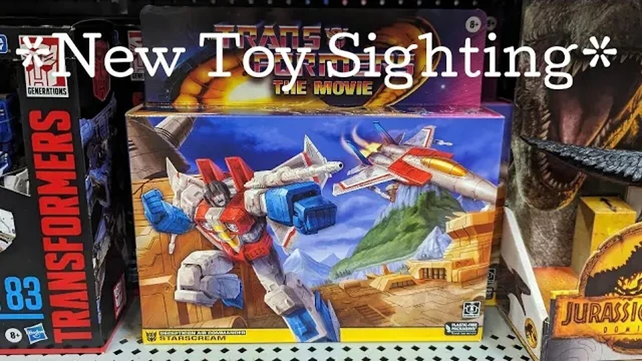 Transformers The Movie Accurate G1 Starscream *Walmart Exclusive* Rodimusbill New Toy Sighting