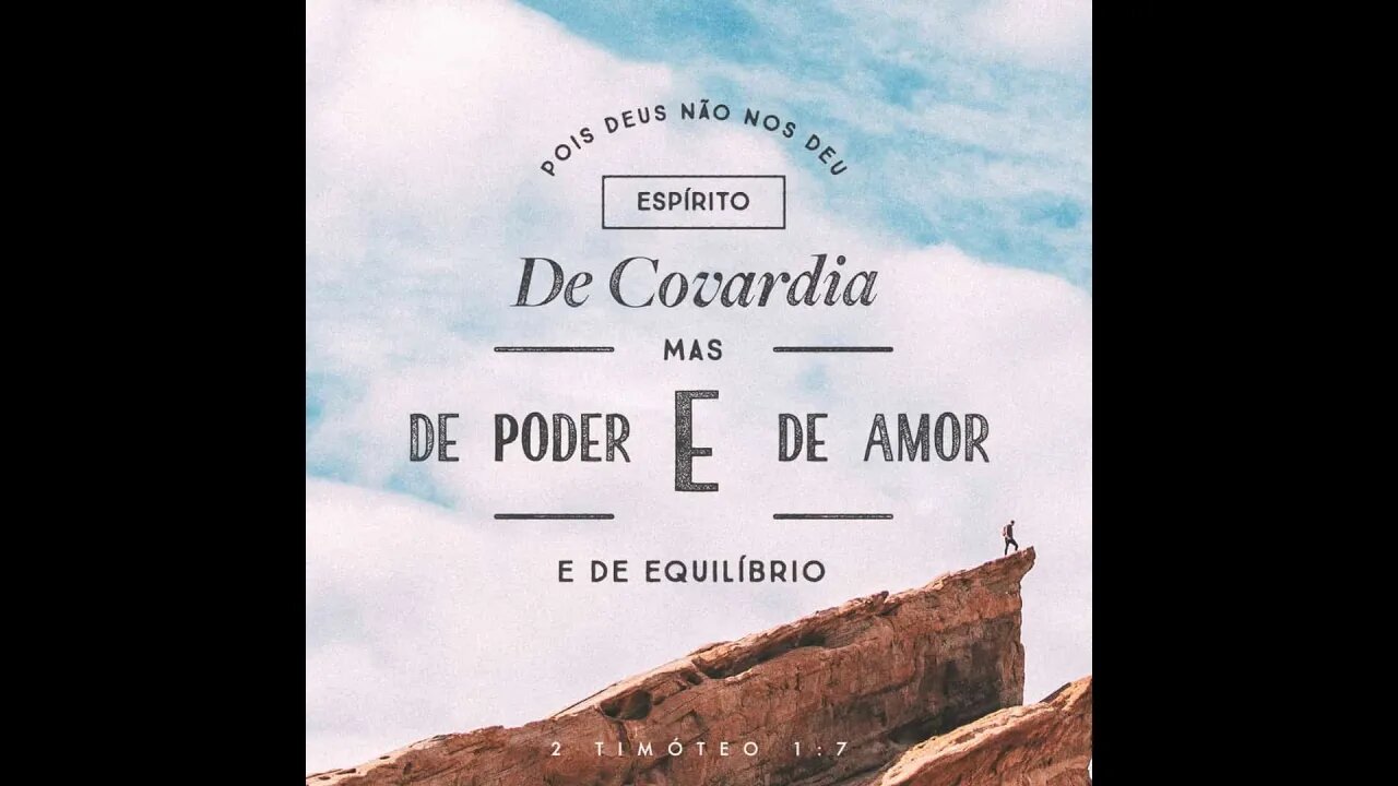 Deus o Poder, o Amor e a Disciplina.