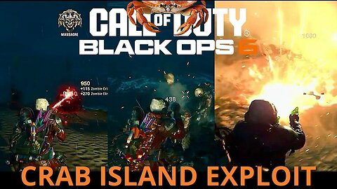 CRAB ISLAND Zombies Pile Up Exploit In Call Of Duty Black Ops 6 (Terminus)