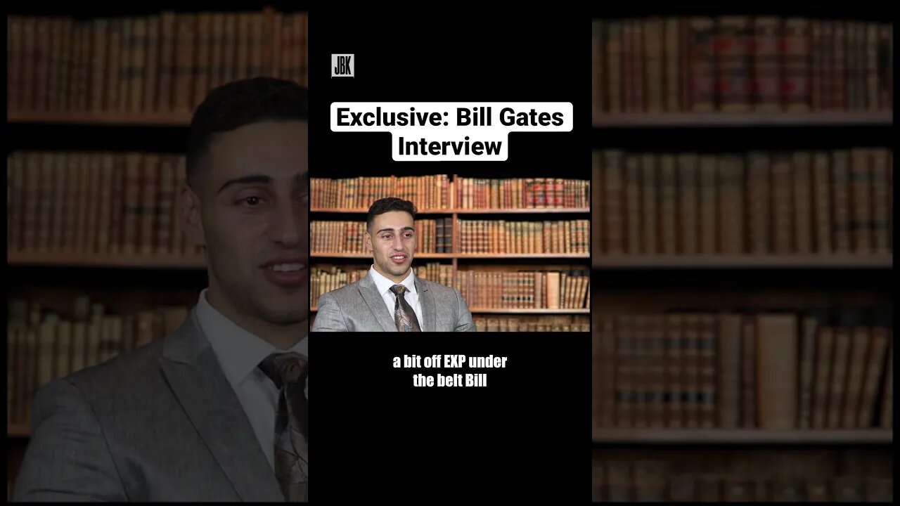 Exclusive: Bill Gates Interview #billgates #jbkshow