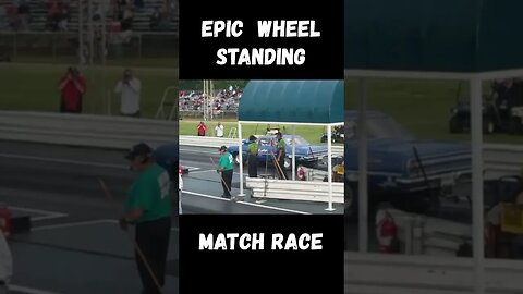 Wild Wheelie Chevy Malibu Match Race! #shorts