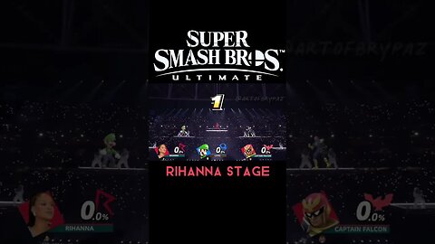 Rihanna Stage in Super Smash Bros