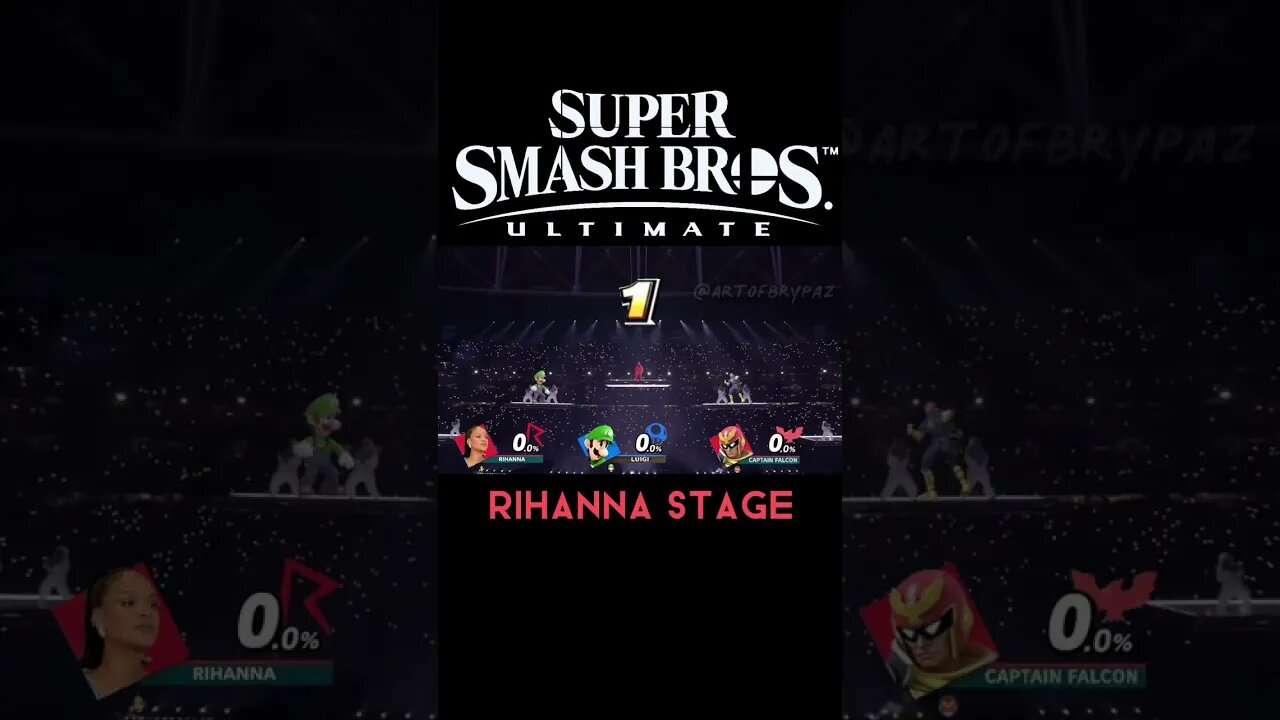 Rihanna Stage in Super Smash Bros