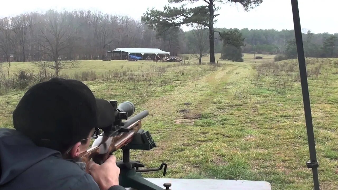 Sneak Peek: Ruger 10/22 hitting 16" gongs at 440 Yards.