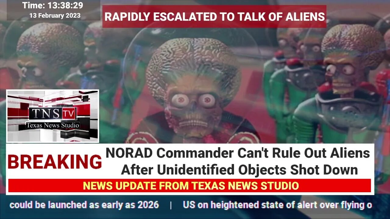 NORAD Commander Can't Rule Out Aliens After Unidentified Objects Shot Down