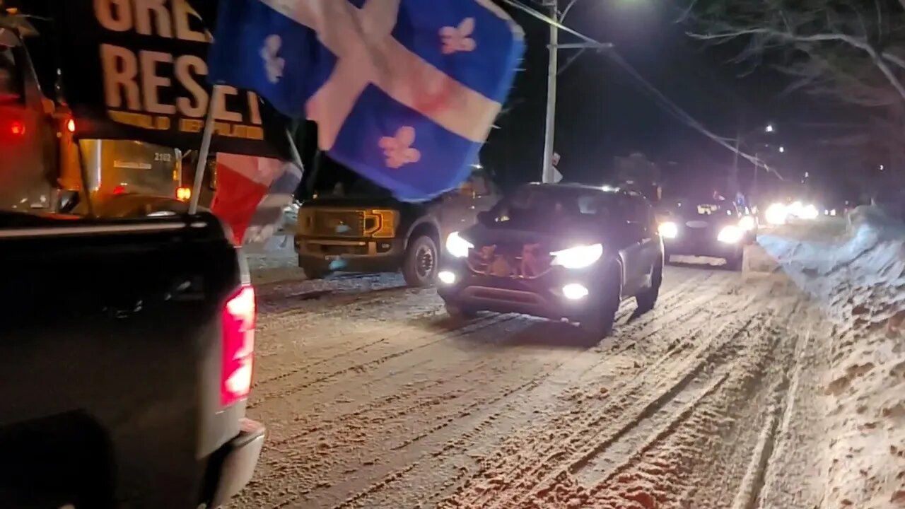 Freedom Convoy 2023 - Val Alien Québec