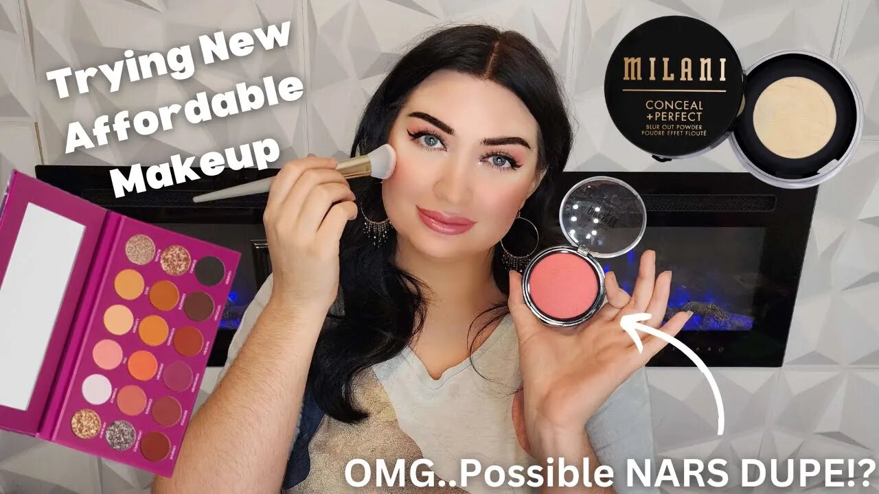 FULL FACE of AFFORDABLE MAKEUP *NEW* Drugstore releases + Boxycharm Essence Blush Milani Powder