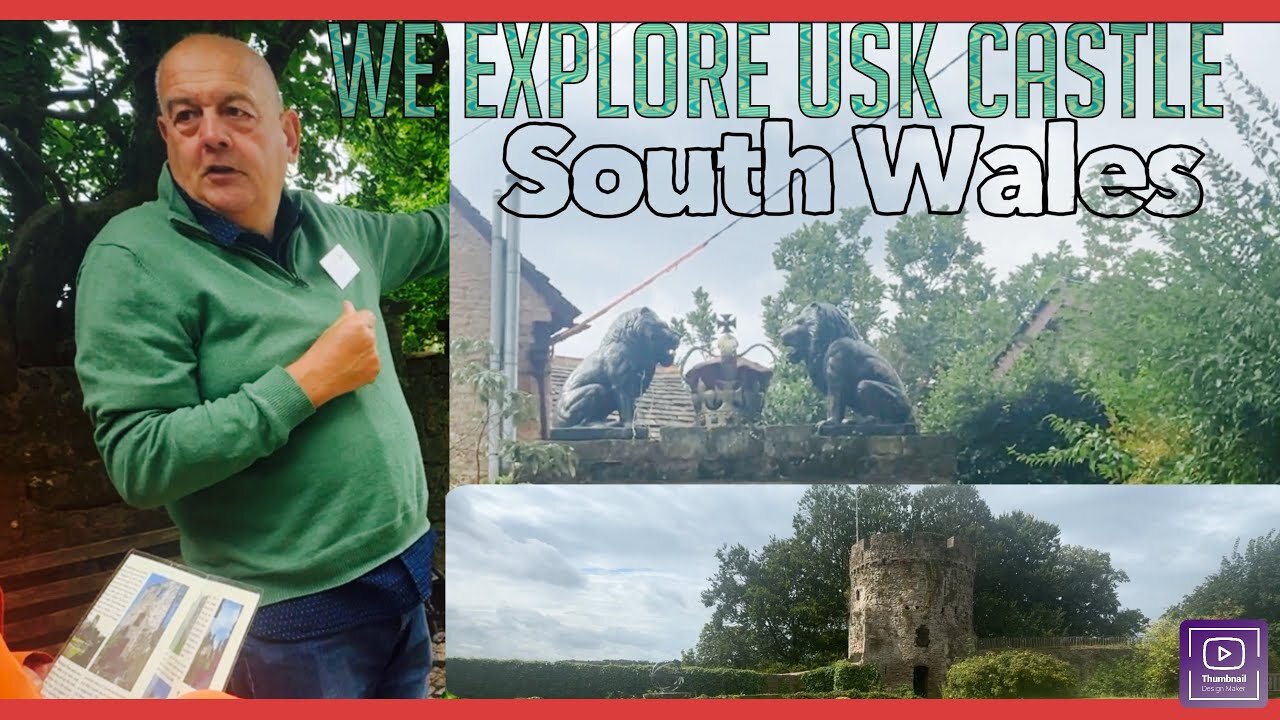 Finally Backkkk!!! We Explore USK Castle | South Wales