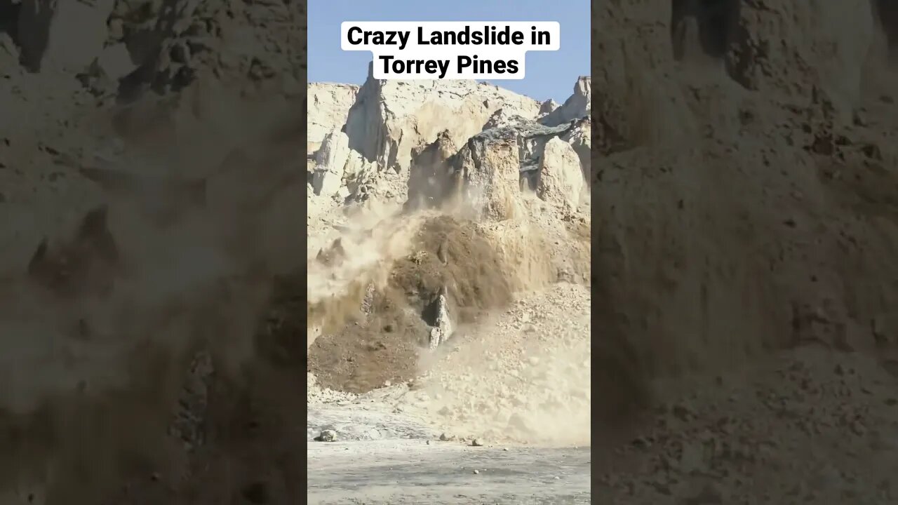 Crazy Landslide in 2023 #shorts #youtubeshorts #landslide #avalanche #nature