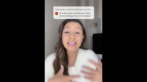 É normal sentir muita dor no estômago com 34 semanas?