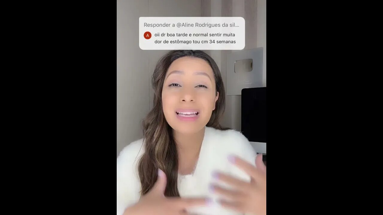 É normal sentir muita dor no estômago com 34 semanas?