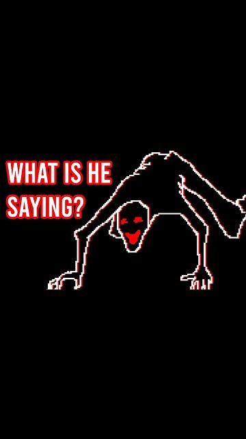 What are these Demons saying in Faith: The Unholy Trinity