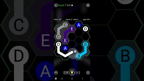 flow free Hexes: easy level 7