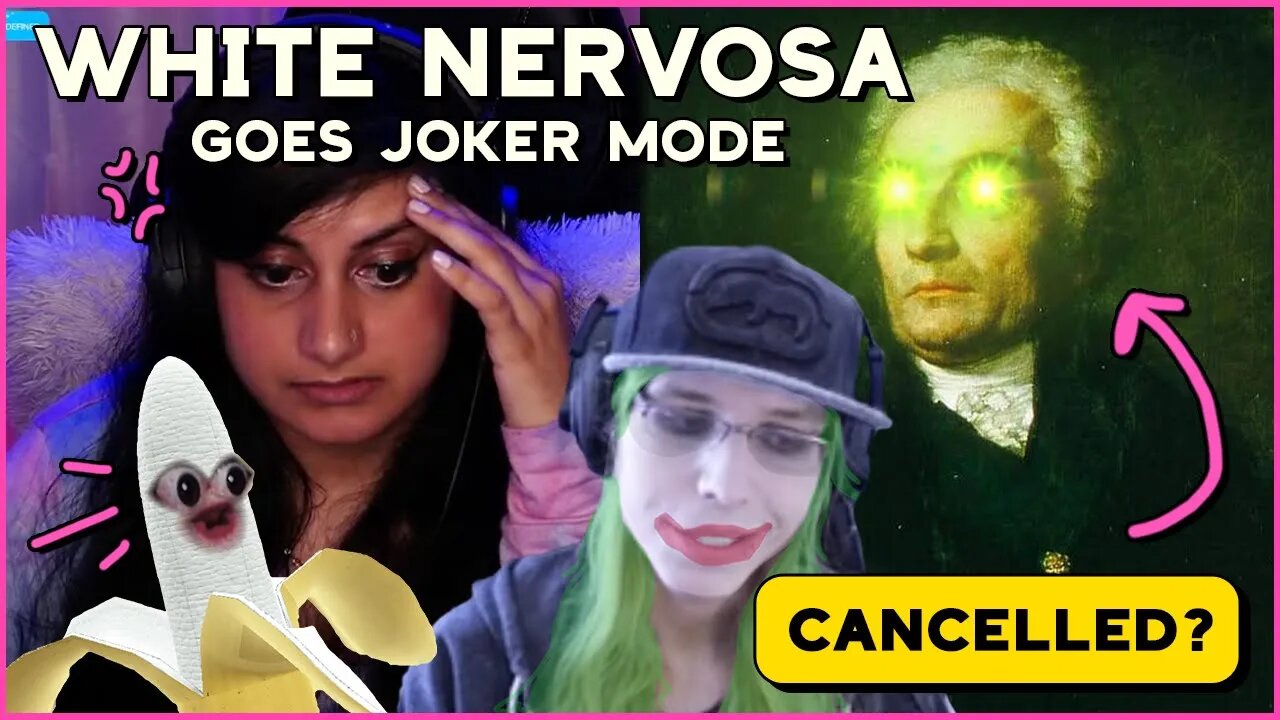 White Nervosa goes JOKER MODE on Chud Logic over Tweets - the TLDR