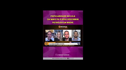 Popularidade de Lula cai para 37% e deve descobrir Petróleo em breve